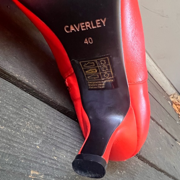 Red CAVERLEY ROMI Boots, Brand New, Size 40 (9.5) - Picture 7 of 16